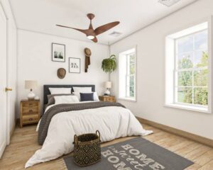 ceiling fan installation or fixing or mounting