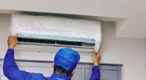AC inverter new PCB card installation (1 year guarantee)